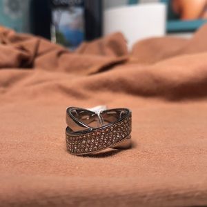 Michael Kors Brilliance Knots Ring - size 7